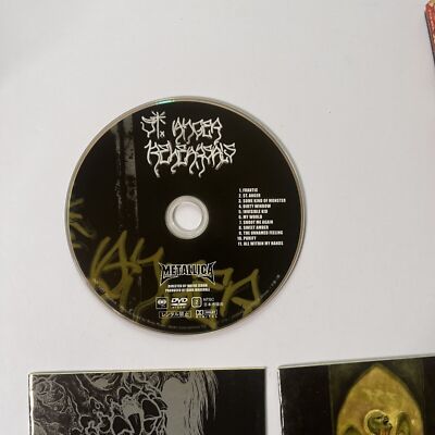 Metallica - St. Anger (CD + DVD, 2003, 2-Disc) Booklet Japan Sicp
