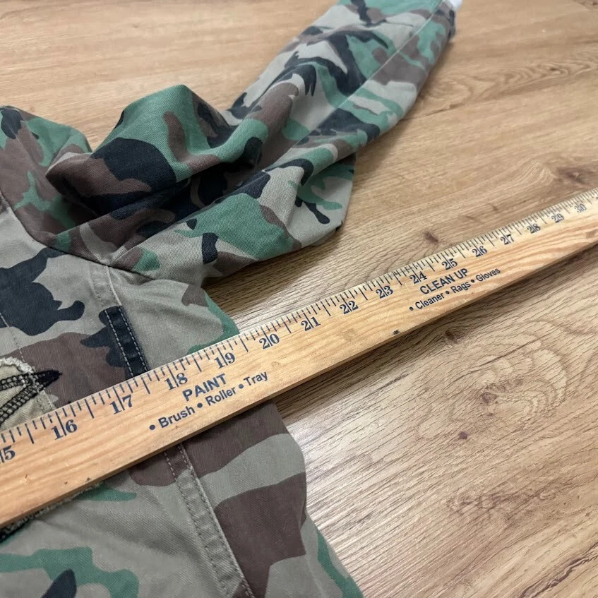 Chaqueta de Colección Triple Five Soul Para Hombre Pequeña Camuflada Blazer Abrigo Deportivo Foto 4 de 4