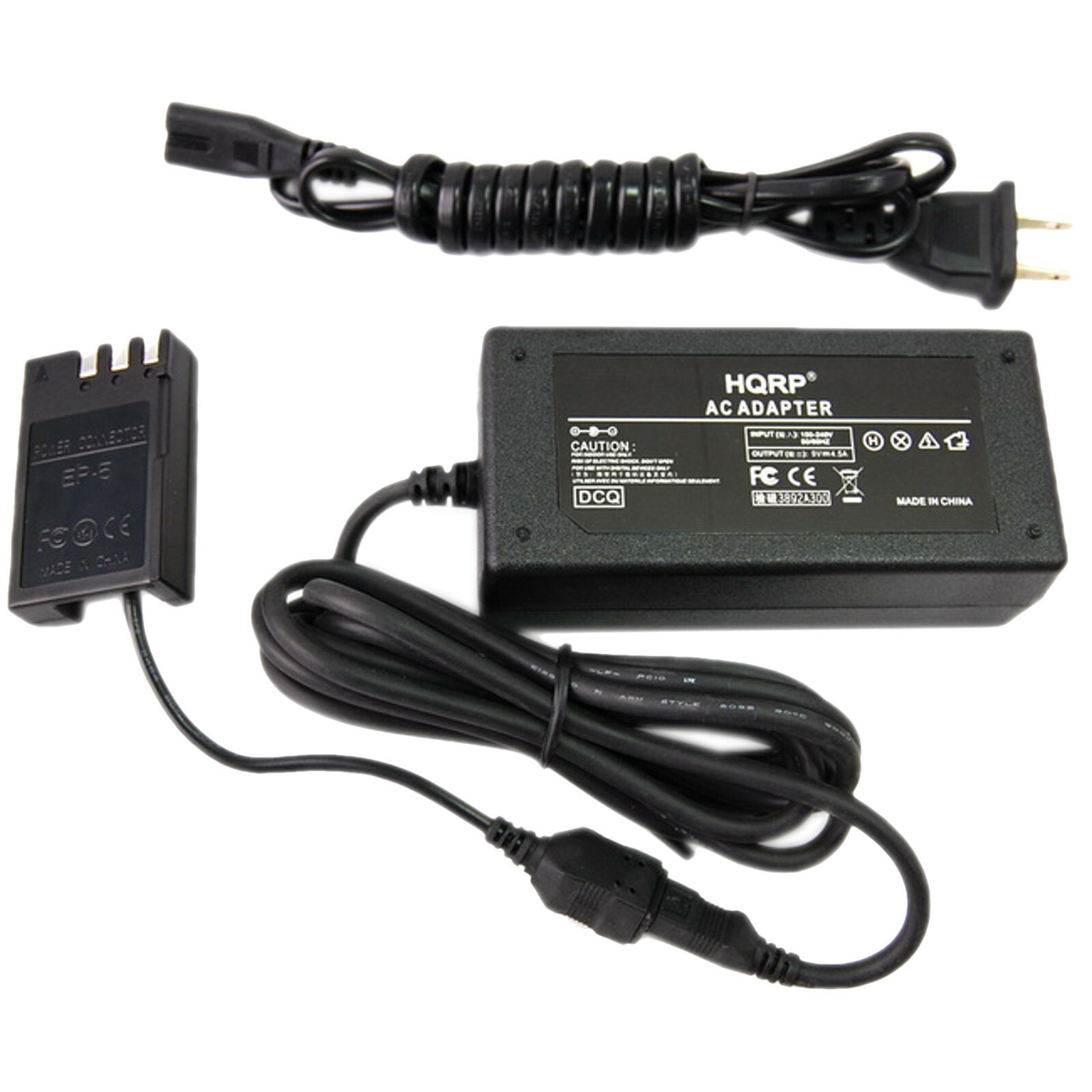 AC Power Adapter + DC Coupler Replacement for Nikon D3000 D5000 Digital Camera