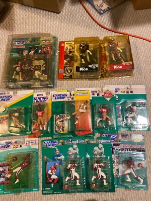 Jerry Rice Mcfarlane and Starting Lineups 1992 - 1998 | eBay