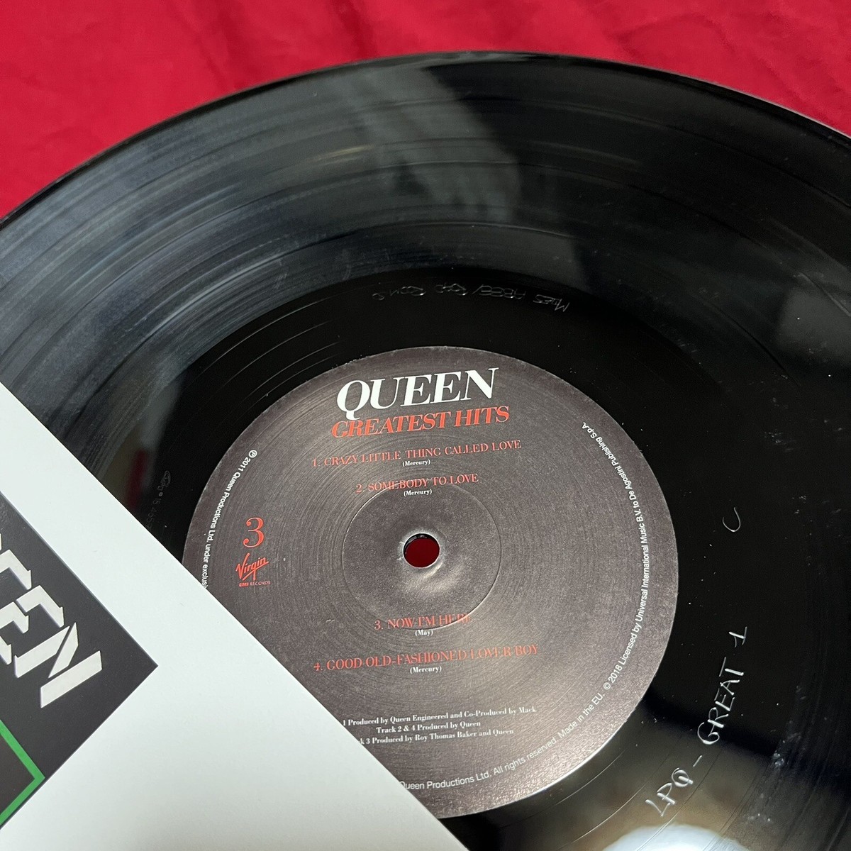 Queen LP Record Collection #8 GREATEST HITS 2LP Vinyl DeAGOSTINI