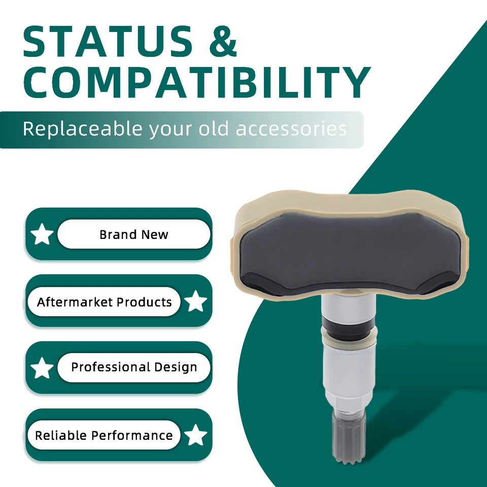 For Chevrolet 05-06 Cadillac Escalade 15114379 4PCS TPMS Tire Pressure Sensors - Image 2 of 4