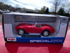 Maisto  special edition Shelby Cobra  1965 1/24 scale red