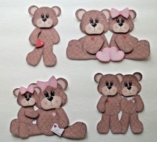 3D- U Pick- Love Boy Girl Bear Heart Phone Gift Paper Embellishment