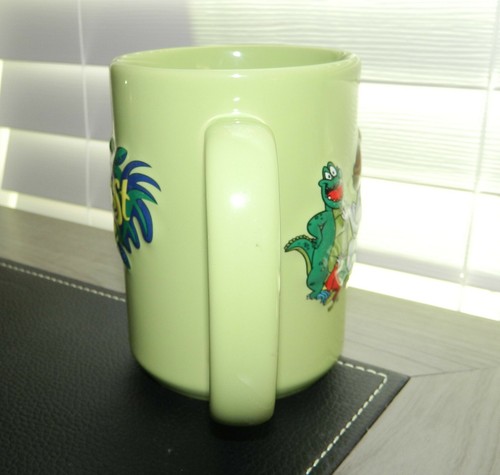 TAZA DE TÉ/CAFÉ VERDE CAFÉ SELVA TROPICAL 3D LANDRY’S RESTAURANTE WARE SIN USAR COMO NUEVA - Imagen 3 de 9