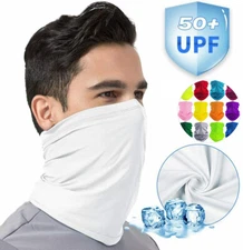 Cooling Neck Gaiter UV Protection Face Mask Windproof Scarf Breathable Balaclava