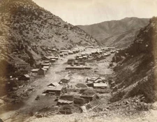 Ophir City East Canon Utah A collection of shacks in Utah OLD PHOTO
