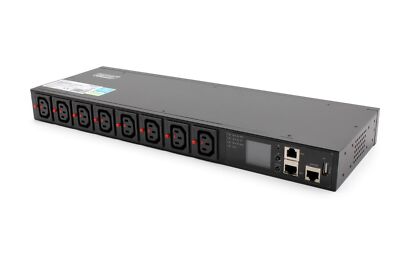 5907772596845 SMART PDU 1HE Steckdosenleiste, IEC320 C20 16A/250V Steckdose, 8x 