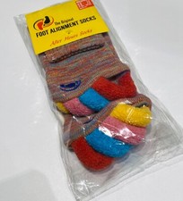 The Original Foot Alignment Socks NEW Multi Color Helps Improve Foot Pain Medium