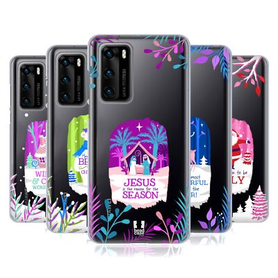 HEAD CASE DESIGNS JOYFUL CHRISTMAS SOFT GEL CASE FOR HUAWEI PHONES 4