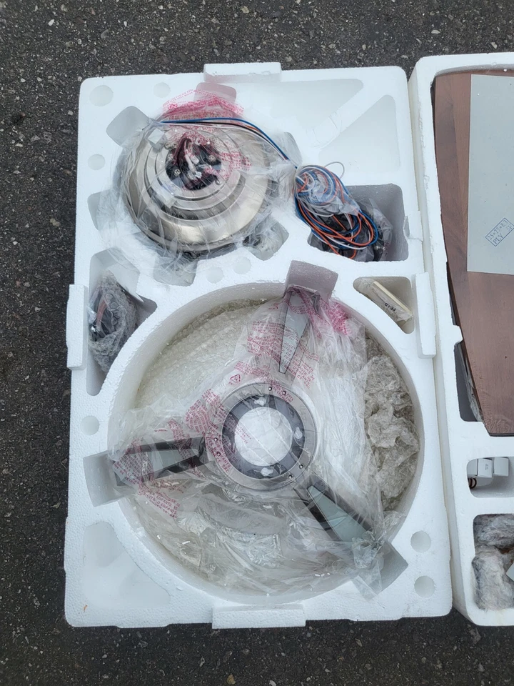 Minka Aire Metropolitan Ceiling Fan pewter walnut Rare New  (Read) - Image 3 of 4