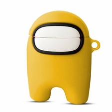 Case for Airpods Cute Cartoon 3D Fun GMYLE Silicone Protective Shockproof YELLOW