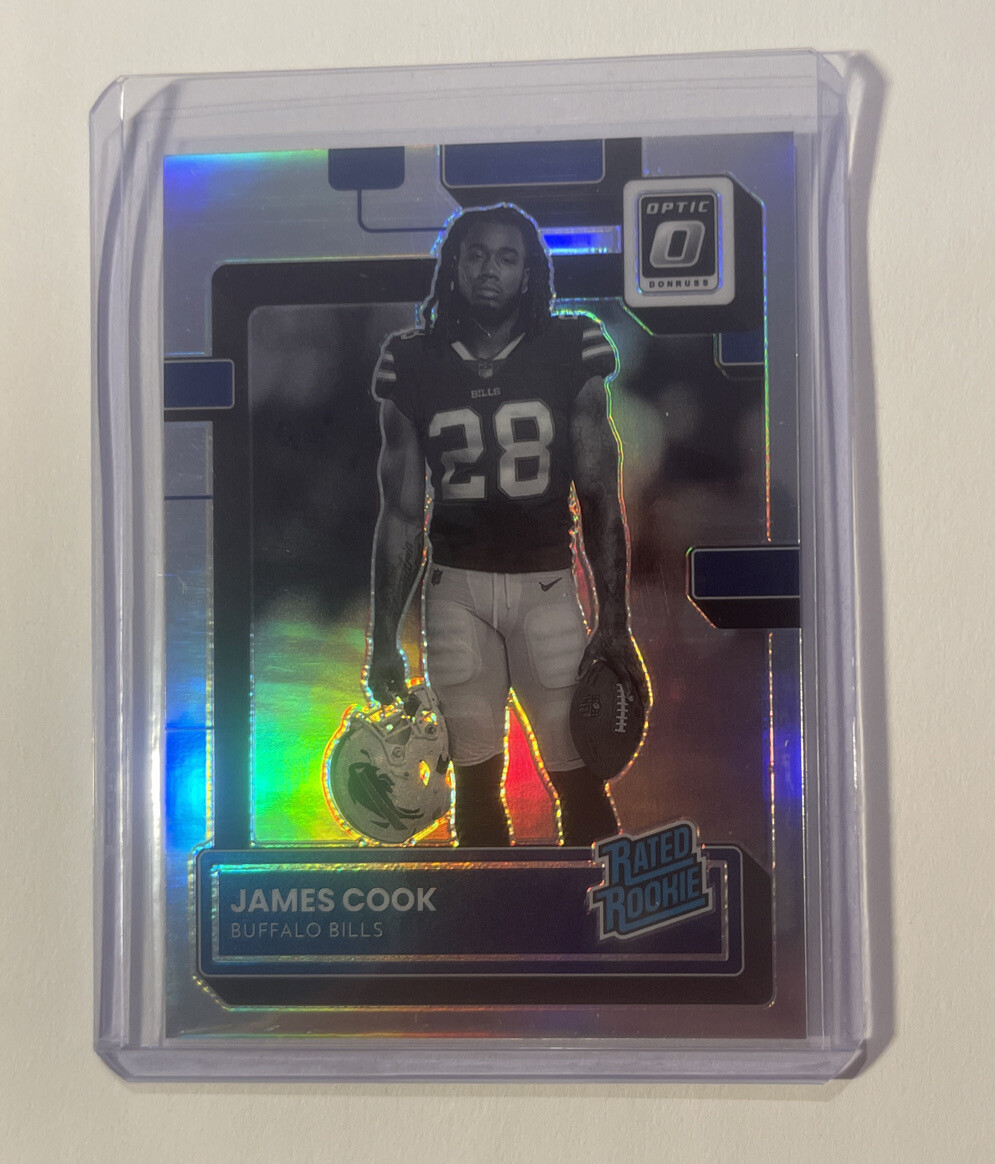 2022 Panini Donruss Optic - JAMES COOK #215 Rated Rookie - Silver Negative
