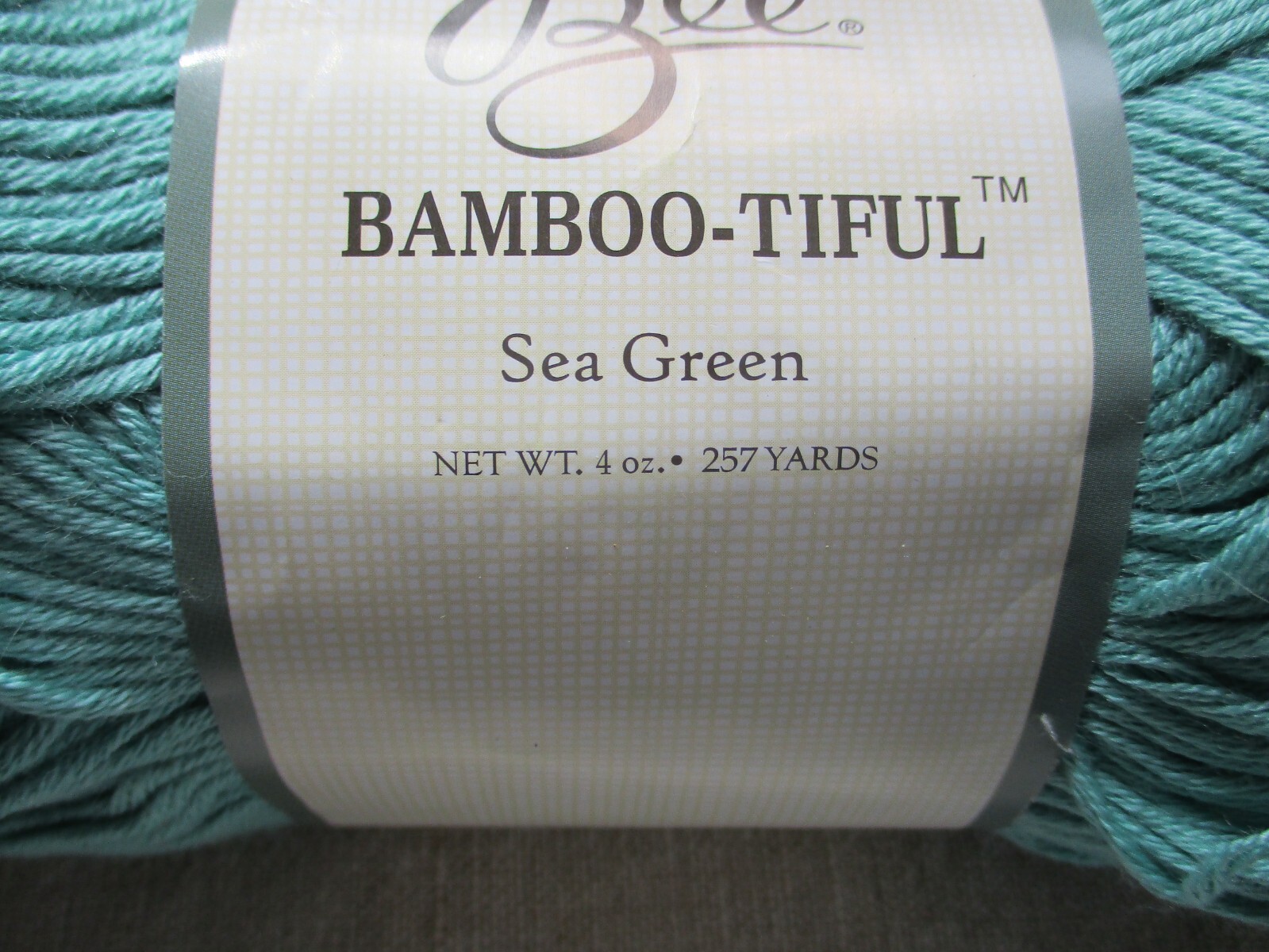 Yarn Bee Bambootiful, Sea Green, 4 oz, 257 yds, 50 Cotton, 50 Viscose Bamboo eBay