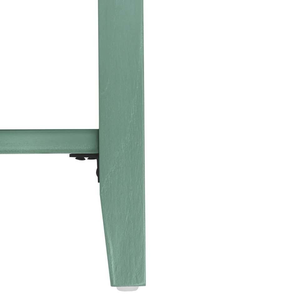 American Style 2 Drawer Side Table Nightstand for Bedroom Living Room