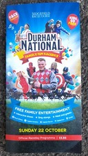 Nice Sedgefield DURHAM NATIONAL races racecard 22/10/2023 good condition