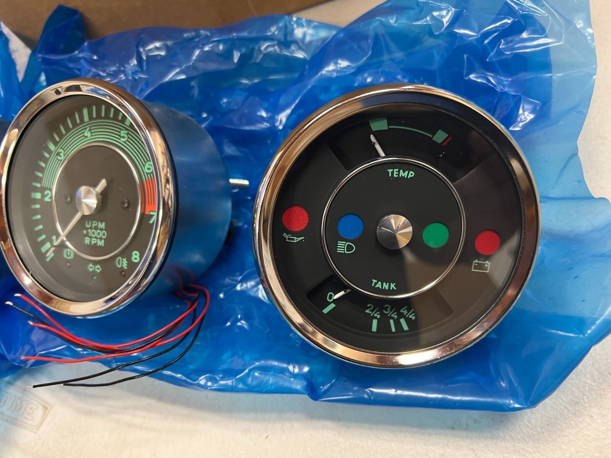 Genuine VDO Gauge 3pc Gauge Set 356 Speedster Spyder Porsche | 2 