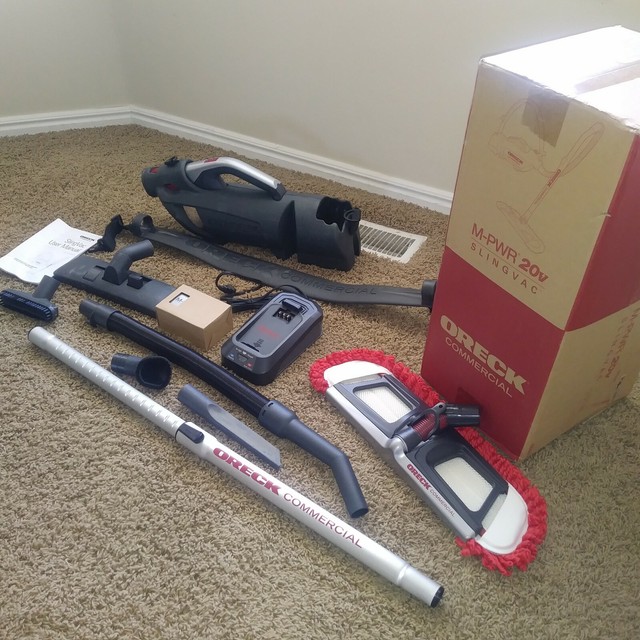 Oreck Commercial CK92010 Vacuum Cleaner Slingvac Battery Cordless (NEW