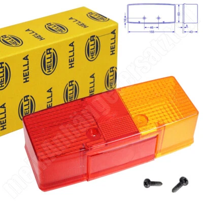 Hella Lichtscheibe Ersatzglas 9EL 118 701-001 für Rückleuchte 2SD 003 184-041