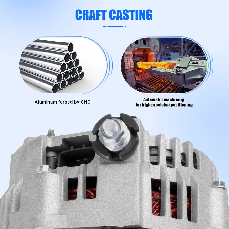 Alternador de aluminio para Nissan Murano Máxima INFINITI I35 1995-2007 3,0 L 3,5 L Foto 3 de 4