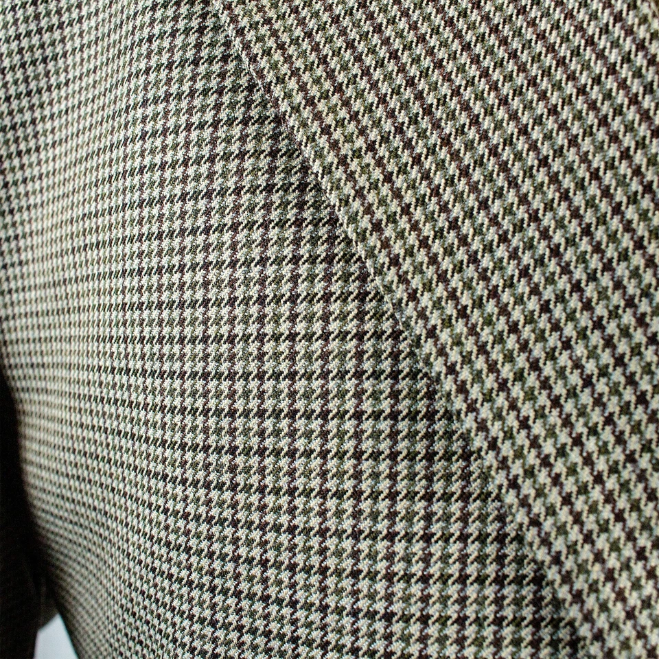 CLUB ROOM Nuevo Abrigo Chaqueta Hombre Oliva Taupe Borgoña Espiga 2 Botones 42 S Foto 2 de 4