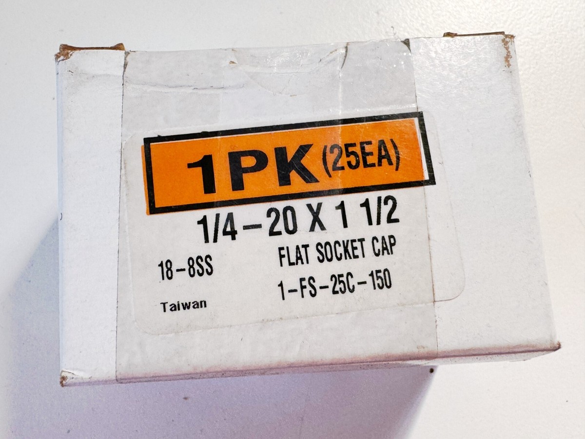 23) McMaster-Carr 1/4-20 X 1.5