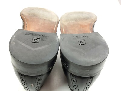FootJoy Classics 99332A Mens 9 D Black Leather Brogue Saddle 
