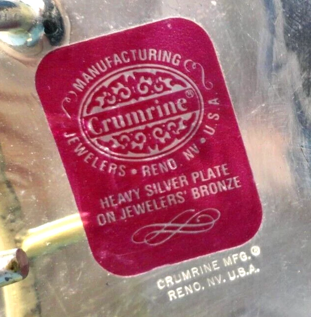 Horse Hearts Belt Buckle Cowgirl Western Scroll HSPOJB Vtg 80s Crumrine .TAZ497 - Image 4 of 4