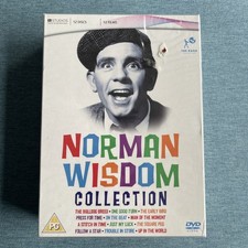 Norman Wisdom Collection DVD Box Set Region UK DVD, 2008 New Sealed