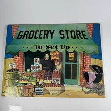 Merrimack Publishing Corp Grocery Store To Set Up Paper Book Uncut Vintage