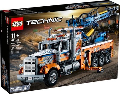 LEGO Technic 42128 Heavy-Duty Tow Truck 2017pc Opened Complete Box Dented