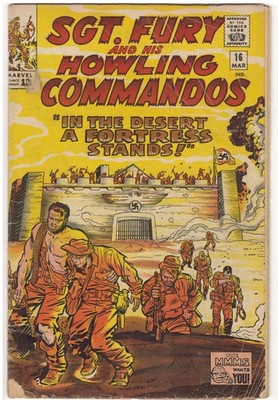 Sgt. Fury and His Howling Commandos #16 (G) 1965 Marvel ''In The Desert A Fortre''
