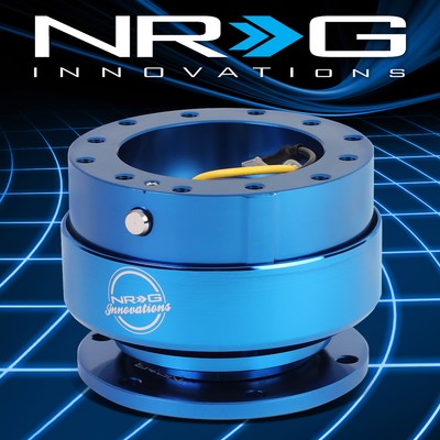 NRG Innovation Steering Wheel 6-Bolt 70mm Hub Gen 2.0 Quick Release Adaptor Blue