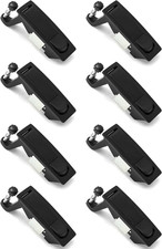 8Pcs Compression Latch Lock Zinc Alloy Flush Lever Latch Adjustable Grip Range 0