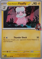 Team Rocket's Flaaffy 073/182 Destined Rivals