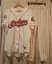 Vintage Cleveland Indians 1994 Inaugural Jacobs Field Jersey Russell Athletic 48