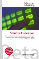 Lambert M. Surhone (U. A.) | Security Association | Taschenbuch | Englisch