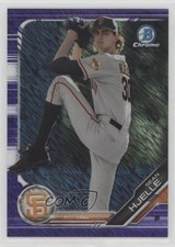 2019 Bowman Chrome Prospects Purple Shimmer Refractor Sean Hjelle #BCP-183 01c9