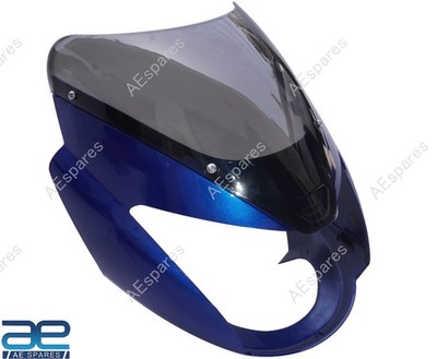 Headlight Visor / Mask Nuclear Blue For Bajaj Pulsar 150cc / 180cc DTSI AEs