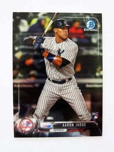 2018 AARON JUDGE BOWMAN CHROME ROOKIE CARD (D)