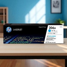 HP 206A Cyan LaserJet Toner Cartridge W2111A