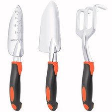 Garden Tools Set, 3 Pack Heavy Duty Gardening Set Include