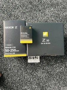 Nikon Z30 Mirrorless Camera & w/16-50 DX + 50-250 DX Lens Kit + EN-EL25a Kit