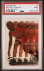 1995 FLEER METAL SLICK SILVER #3 MICHAEL JORDAN PSA 9