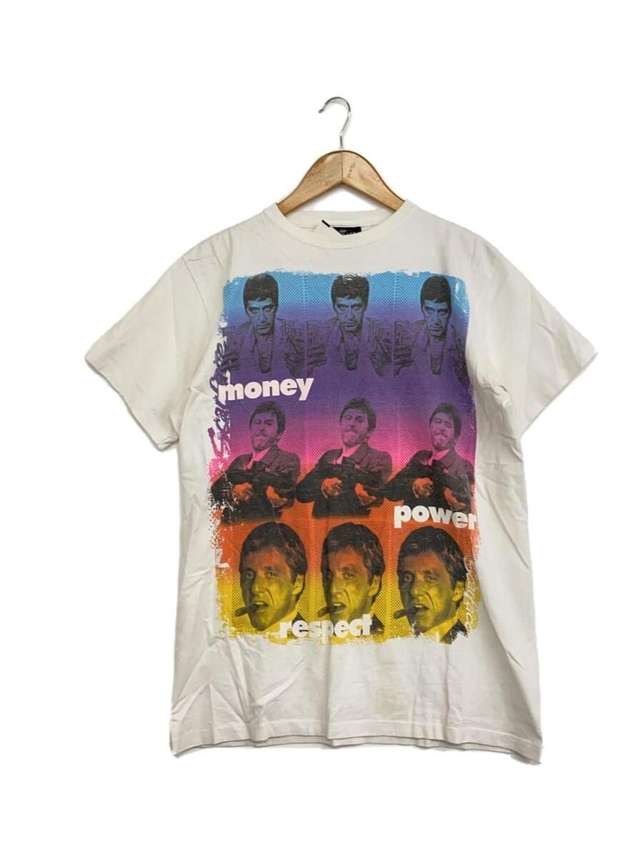 ALTRA T shirt altre marche anni 90 SCARFACE ABBIGLIAMENTO M COTONE bianca usata