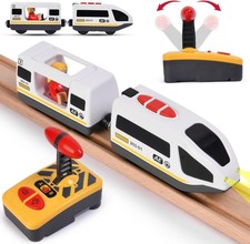 Realistischer Eisenbahn Set elektrisch 20.5cm Kunststoff Zug Kinder Lok NEU
