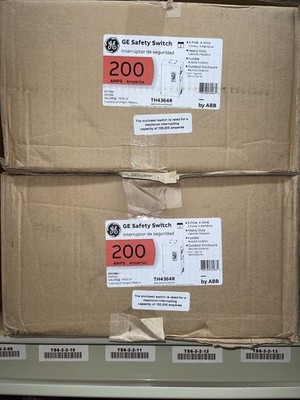 TH4364R ABB 3-Pole 200A 600V Fused Disconnect Nema-3R NEW