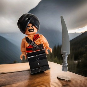LEGO Indiana Jones Minifigure Temple Guard 2 (iaj035) Set 7199 Retired 2009