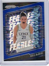 2024 Panini Prizm WNBA #2 Kayla McBride Fearless Prizms Blue Pulsar #/199