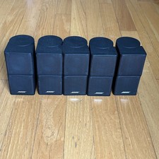 BOSE Mini Jewel Double Cube Speaker Acoustimass Lifestyle Speaker Black -Single